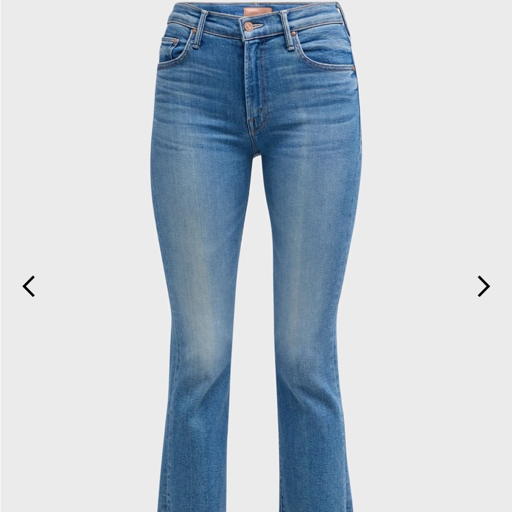 MOTHER Blue Flare Wide Leg Jeans